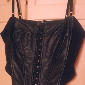 Black Leather tank